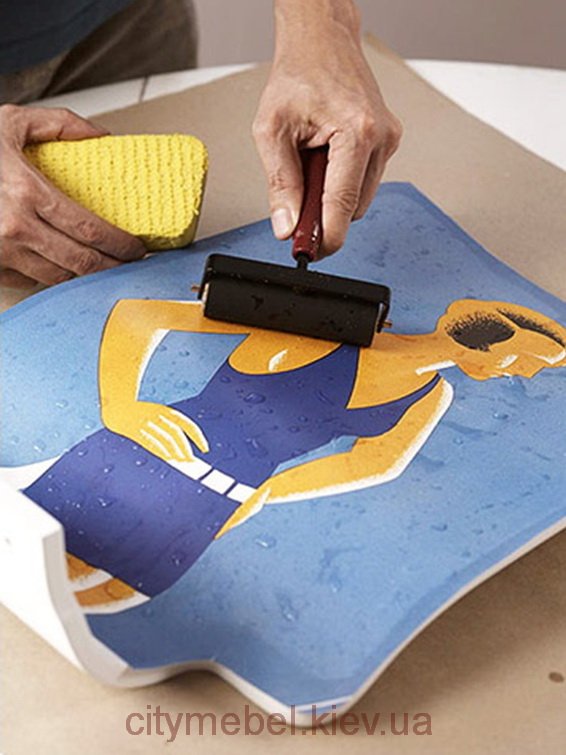 Как нанести декупаж