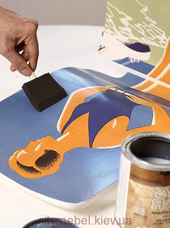 техника нанесения декупажа