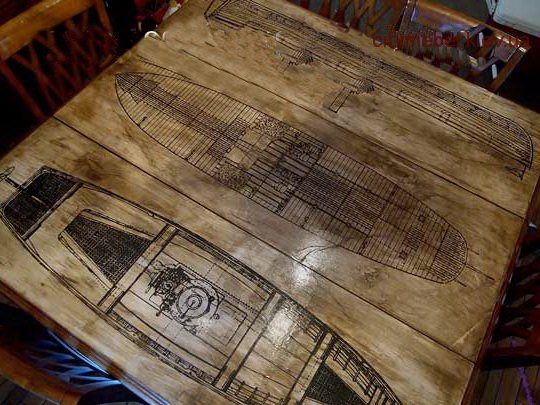 декупаж на столе