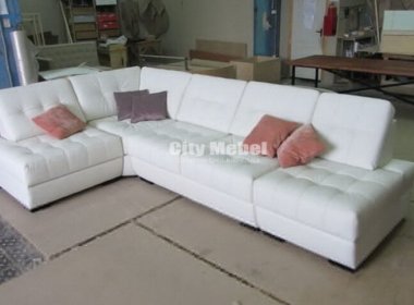 Угловой диван с пуфом в Украине