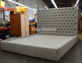 Дизайнерские кровати с мягким изголовьем на заказ