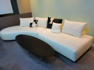 радиусный диван в офис на заказ в Киеве