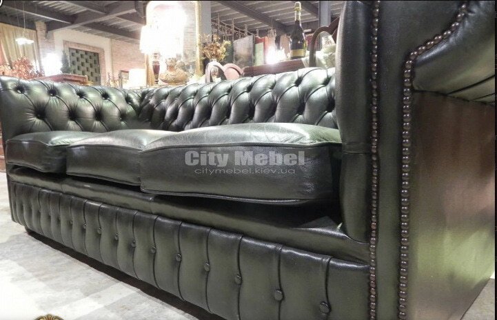 фото прямых диванов из натуральной кожи от производителя