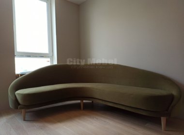 угловой округлый диван