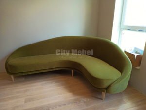 угловой округлый диван под заказ